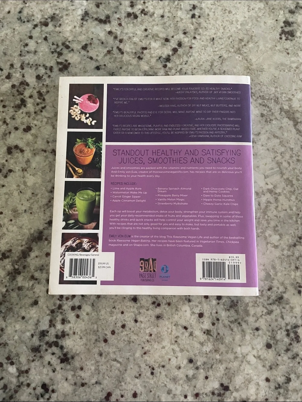 100 Best Juices, Smoothies and Healthy Snacks by Emily Von Euw